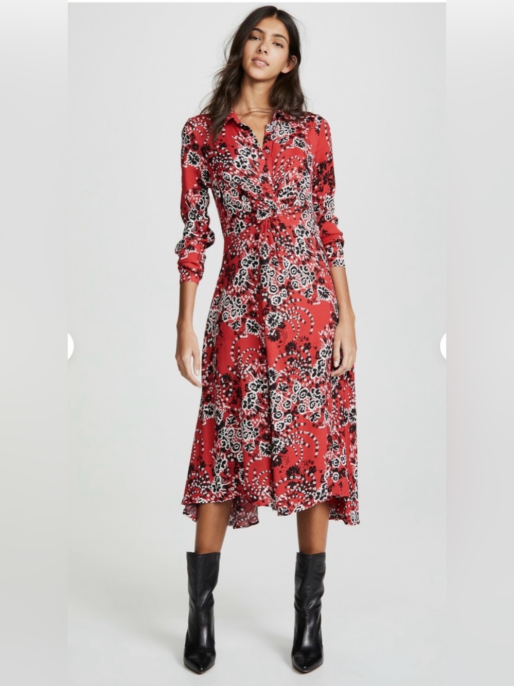 Free People-Tough Love Shirtdress Size 10